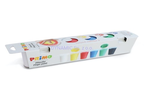 Farby do malowania palcami w pojemniczkach 6x40ml