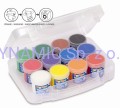 Farby Plakatowe Tempera 12 kol. x 44 ml w plastikowej walizce