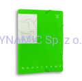 Teczka z gumką i wewnętrznymi przegrodami 33,3x23,5x3cm Polipropylen