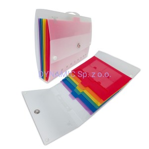 Teczka z rączką i przegródkami Monocromo Polipropylen