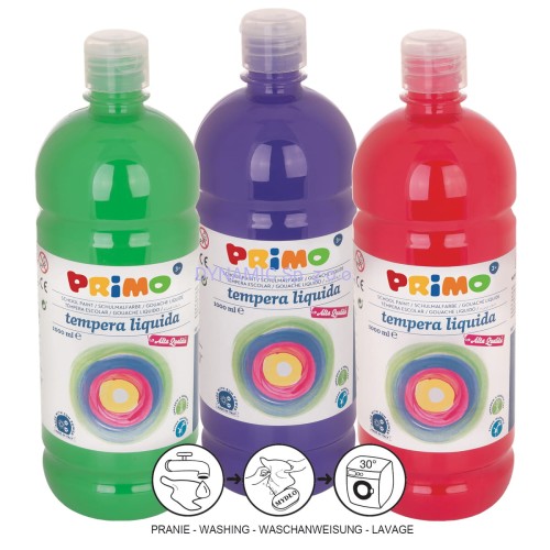 Farby plakatowe w butelce 6x1000 ml