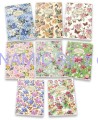 Zeszyty A5 42 kartek gładki Nature Flowers 7szt.+ 1szt. gratis
