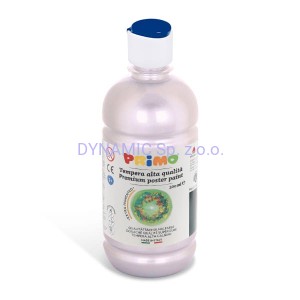 Srebrna farba plakatowa w butelce 500 ml