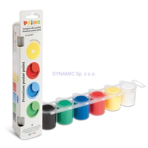 Farby plakatowe w pojemniczkach 25 ml