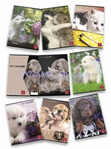 Zeszyt A4 42 kartek kratka Dolci Cuccioli