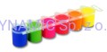 Farby fluo w pojemniczkach  25 ml