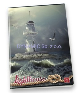 Zeszyt A4 42 kartek kratka Lighthouse