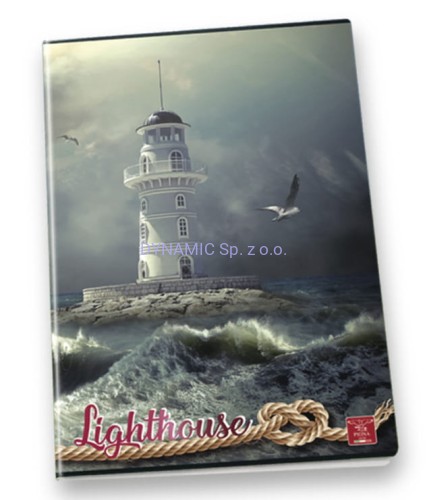Zeszyt A4 42 kartek kratka Lighthouse