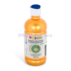 Złota farba plakatowa w butelce 500 ml