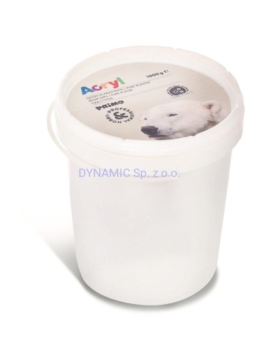 Gips 1 kg w plastikowym wiaderku