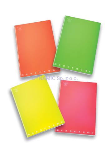 Zeszyt A4 42 kartki kratka Monocromo Fluo