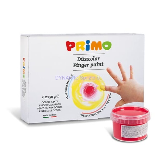 Farby do malowania palcami 6x250g