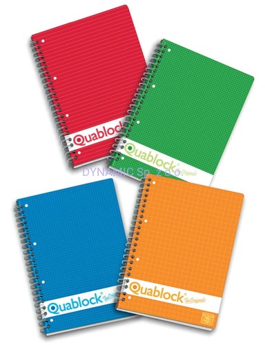 Kołobrulion A4 120 kartek linia Quablock