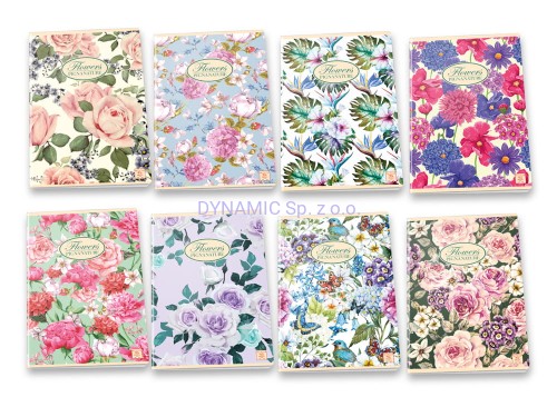 Zeszyt A4 42 kartki linia Nature Flowers